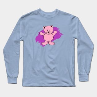 Bear in Rose Long Sleeve T-Shirt